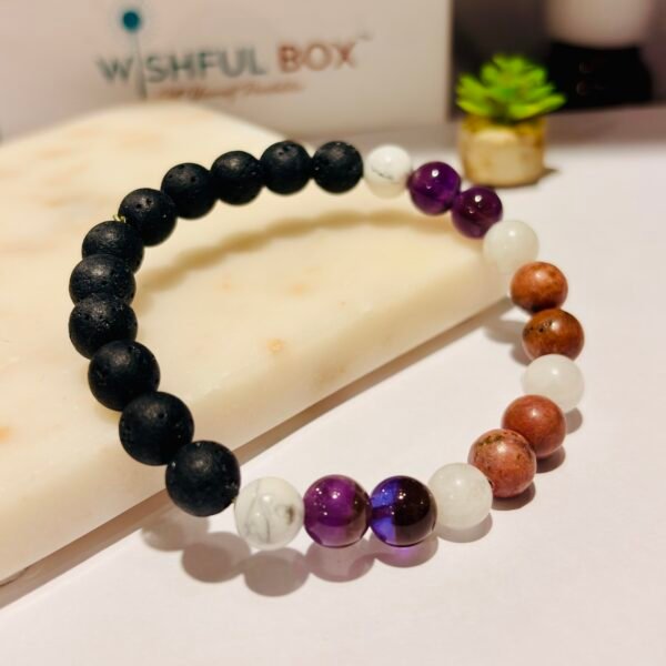 Anger Control Crystal Bracelet 8mm