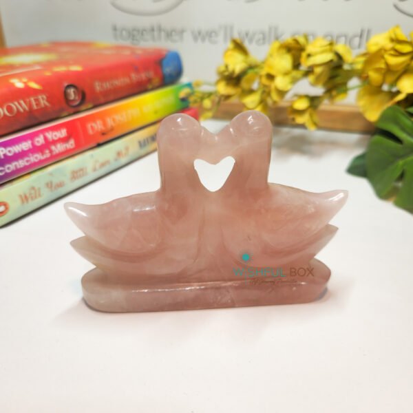 Rose Quartz Duck Crystal