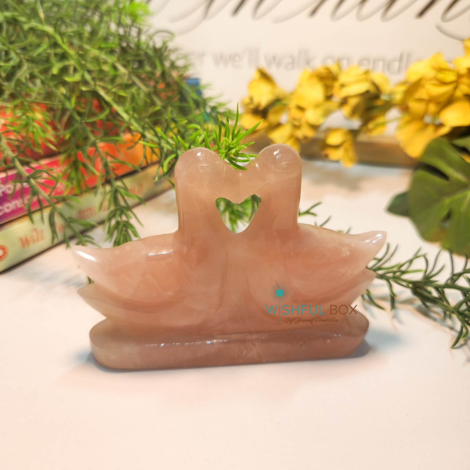 Rose Quartz Duck Crystal - Image 2