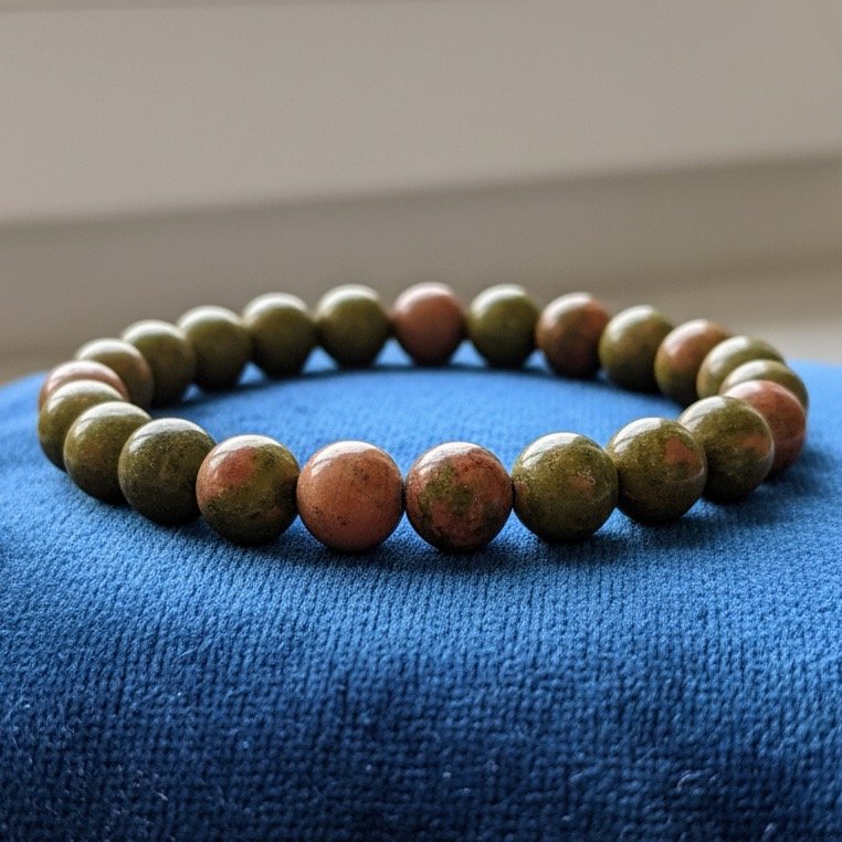 Unakite Crystal Bracelet