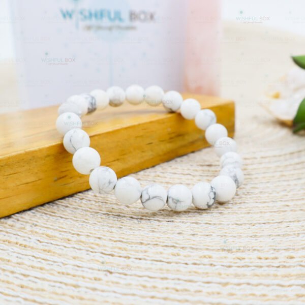Howlite Crystal Bracelet