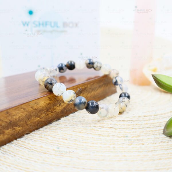 Dragon Vein Agate Crystal Bracelet