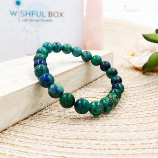 Chrysocolla Crystal Bracelet