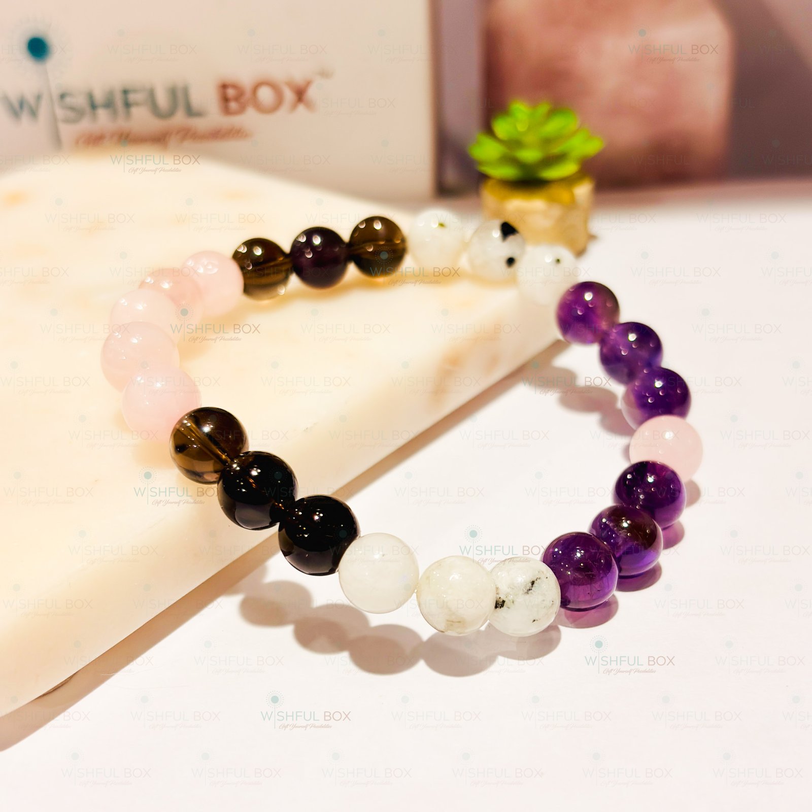 Blissful Sleep Crystal Bracelet 8mm
