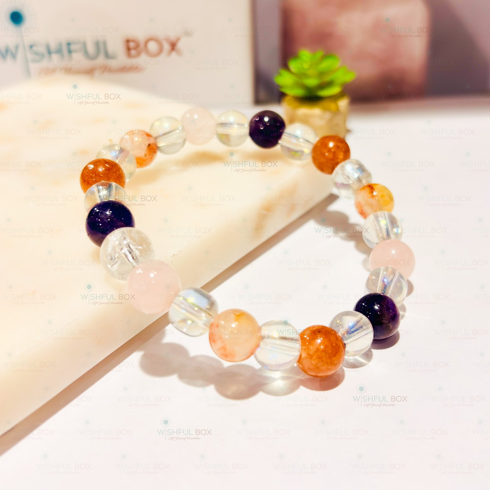 Happiness Crystal Bracelet 8mm