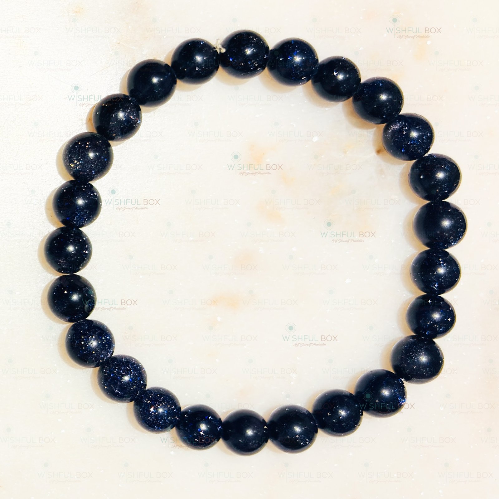 Blue Goldstone Crystal Bracelet - Image 2