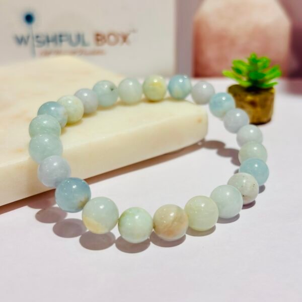 Aquamarine Crystal Bracelet