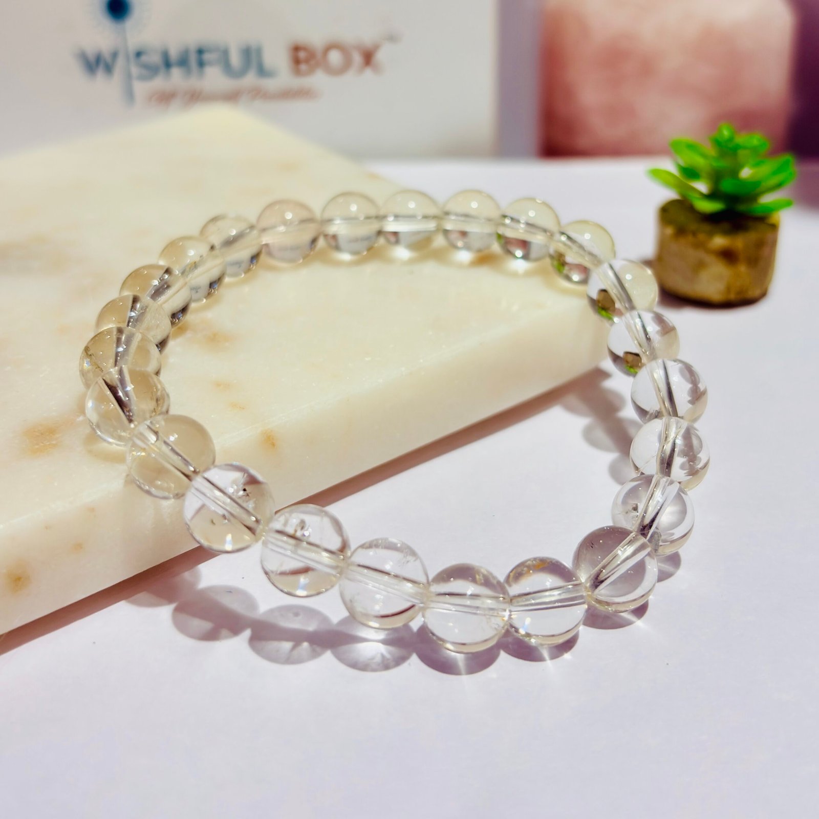 Clear Quartz Crystal Bracelet