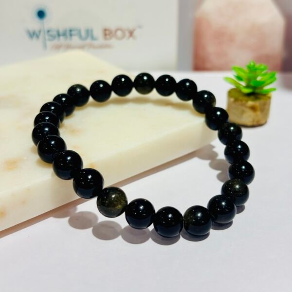 Black Tourmaline Crystal Bracelet