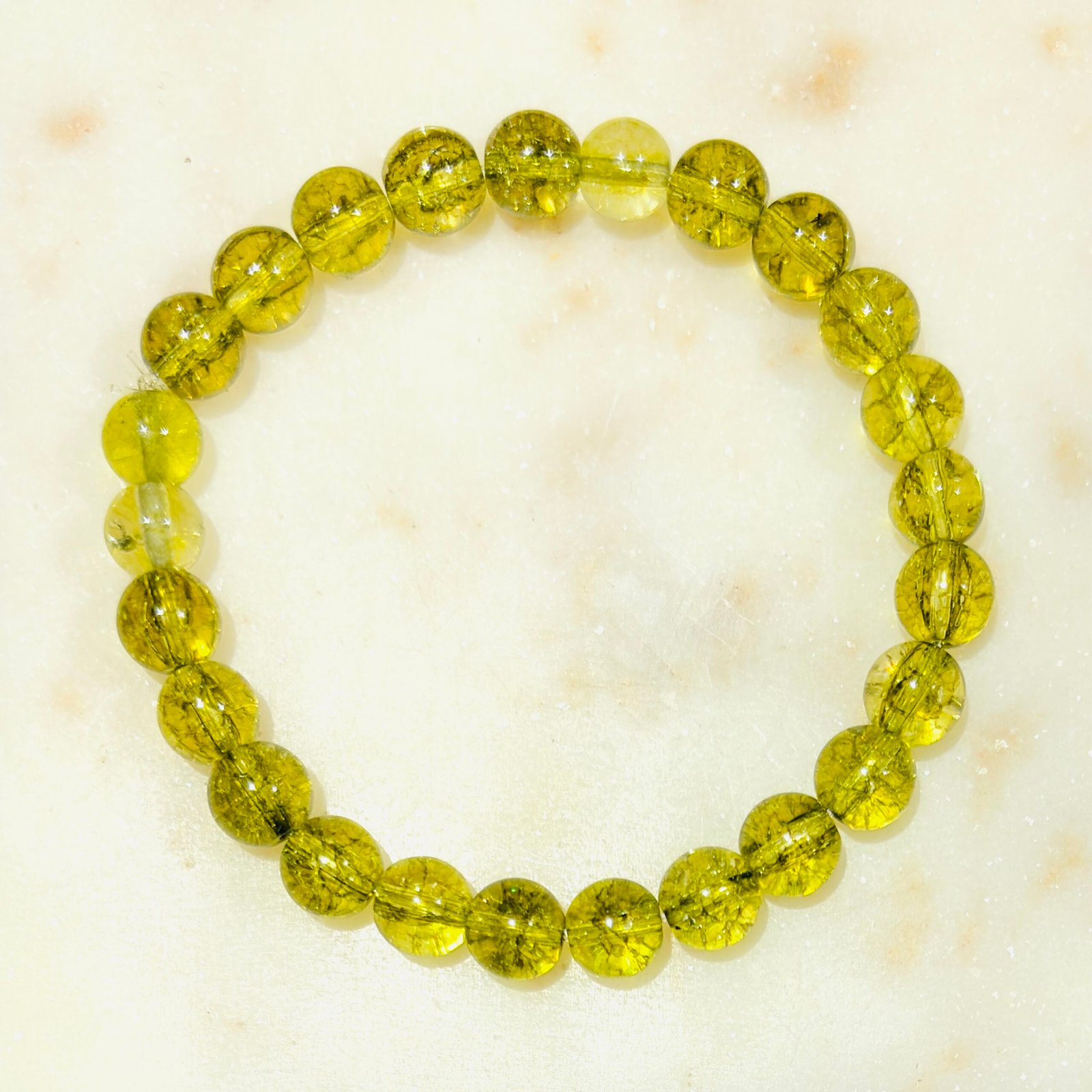 Peridot Crystal Bracelet - Image 2